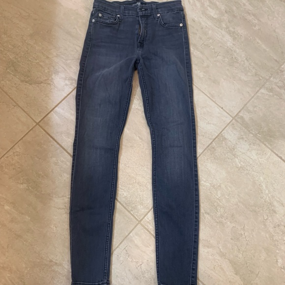7 for all mankind skinny jeans - Picture 2 of 3